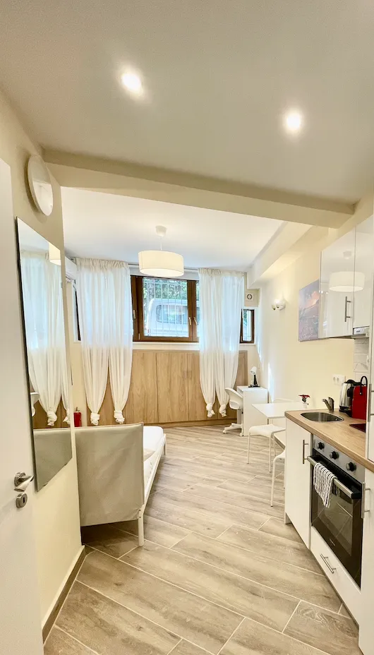 Comfy Studio opposite the park